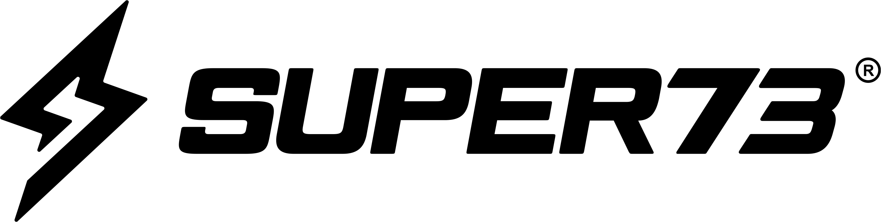 Super73 Logo Horizontal Trademark Black
